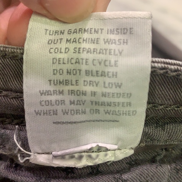 Torrid Gray Distressed Chino Pant sz: 12 - Picture 7 of 7